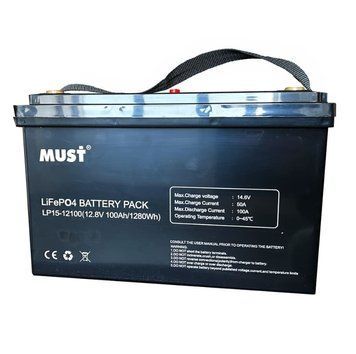 Аккумулятор MUST LiFePO4 LP1500-12100 12V 100Ah LP1500-12100 фото