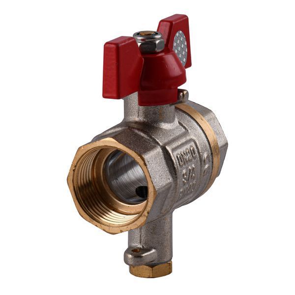 Кран шаровый полнопроходной для подключения термометра SOLOMON 3/4&Prime; V1242 S 000029068 фото