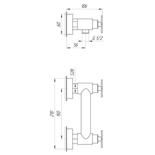 Смеситель для душа Globus Lux DUKAT-8 SD8-105 000024971 фото