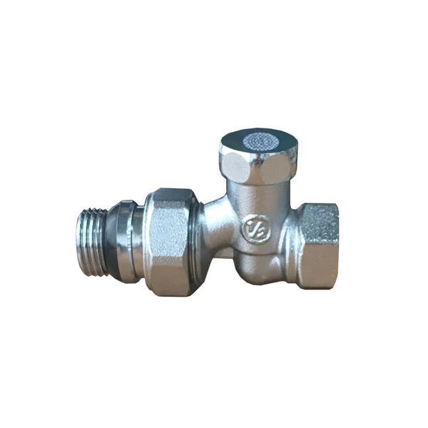 Кран радиаторный прямой SOLOMON 1/2&Prime; с резиновым уплотнителем 161405 под ключ 000015232 фото