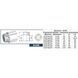 Удлинитель SOLOMON 1/2&Prime; хром 80мм 6105 000001376 фото 2