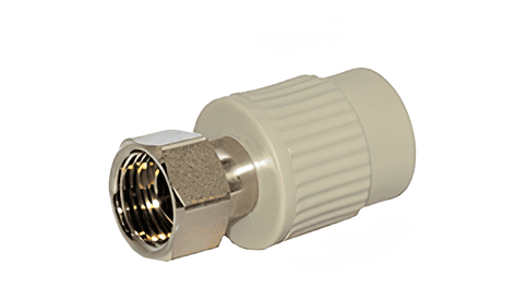 Муфта ПП з накидною гайкою пряма FADO PPR 20*3/4" (пластикова вставка) PPG55 фото