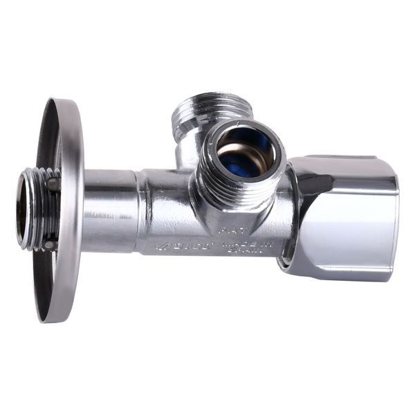 Кран шаровой угловой двойной ARCO 1/2&Prime;х 1/2&Prime;х1/2&Prime; A80TWIN CQ4105 000013551 фото