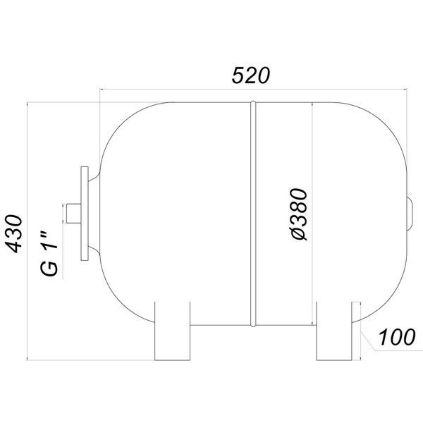 Гідроакумулятор 50л Zilmet ultra-pro 10bar ( 1100005005 ) 000001442 фото