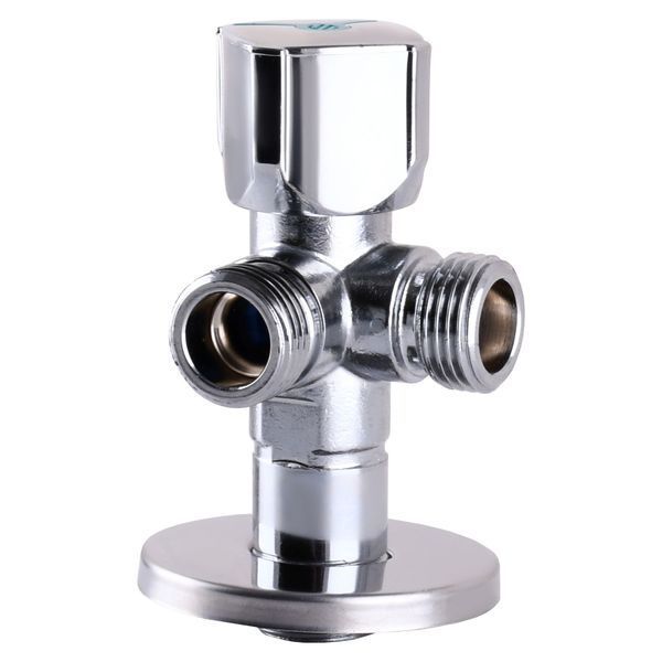 Кран шаровой угловой двойной ARCO 1/2&Prime;х 1/2&Prime;х1/2&Prime; A80TWIN CQ4105 000013551 фото