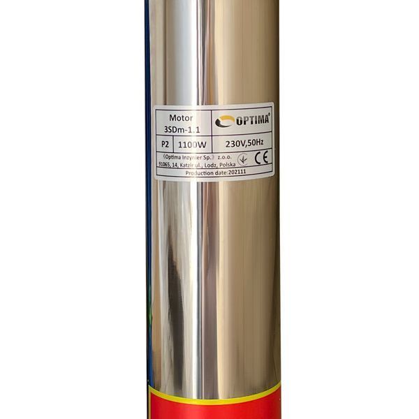 Насос скважинный с пов,уст, к песку 3&Prime; OPTIMA 3SDm1,8/39 1,1 кВт 159м + пульт+кабель 75м NEW 000021403 фото