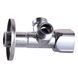 Кран шаровой угловой двойной ARCO 1/2&Prime;х 1/2&Prime;х1/2&Prime; A80TWIN CQ4105 000013551 фото 2