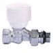 Кран радиаторный прямой SOLOMON 1/2&Prime; с резиновым уплотнителем 161404 верх 000015233 фото 1