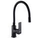 Змішувач для кухні DOMINO MALIBU DMM-203 LR-BB-BL (BLACK-BLACK) 000014189 фото 1