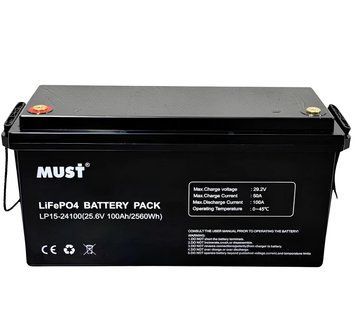 Аккумулятор MUST LiFePO4 LP1500-24100 24V 100Ah LP1500-24100 фото