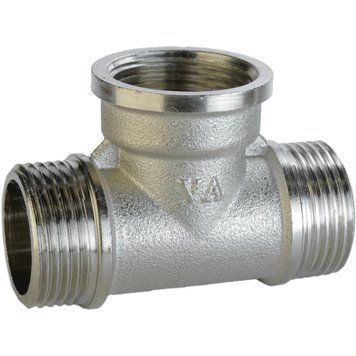 Трійник 3/4&Prime;ЗВЗ нікельований А0253А(нк) 000025780 фото