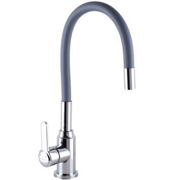 Смеситель для кухни DOMINO ELLIPSE DCC-203L-GRAY 000025129 фото