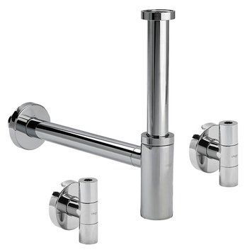 Сифон в комплектi Eleganta Set VIEGA 1 1/4&Prime; метал. хром 492489 (57884) 000002290 фото