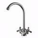 Змішувач для кухні DOMINO DK-H104-2N-CHROM хрест SHARM 000011192 фото 2