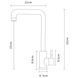 Смеситель для кухни EcoMIX Stella STE-203L-GP 000031570 фото 5