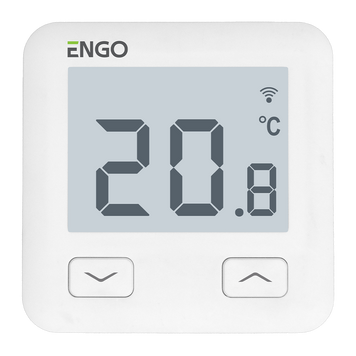 Інтернет-термостат ENGO E10W230WiFi з WI-FI, білий, жив. 230 В E10-W фото