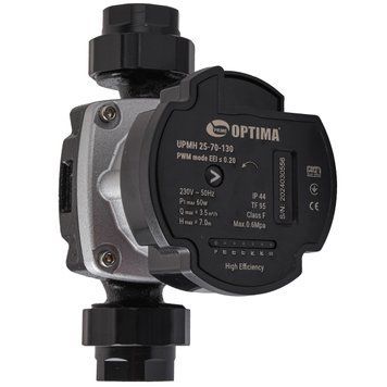 Насос циркуляционный энергосберегающий Optima PRIME UPMH 25-70AUTO 130мм + гайки 000027871 фото