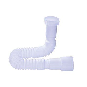 Гнучка труба Waterstal АС-1013 1 1/2&Prime;х40/50 з гайкою, 750мм 000013274 фото
