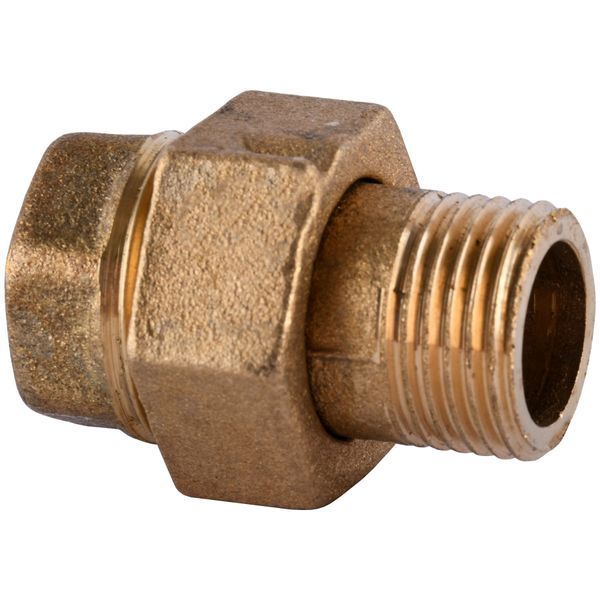 Сгон американка прямая латунная 3/4&Prime;ВР х 3/4&Prime;НР литейная с паранитовой прокладкой 1503Б 000016935 фото