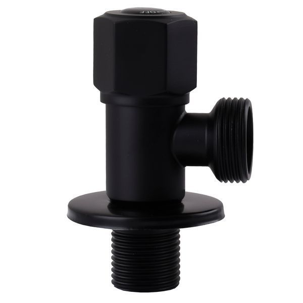Кран кульовий кутовий Professional 1/2&Prime;X3/4&Prime; NV-QP888 BLACK 000025137 фото