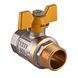 Кран шаровый прямой SOLOMON 3/4&Prime; НВ ЖБ PN40 B1008 000001392 фото 1