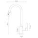 Смеситель для кухни EcoMIX Stella STL-2031-GP 000031574 фото 8