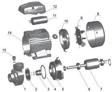 Насос вихровий VOLKS pumpe QB60 0,37кВт 000010616 фото