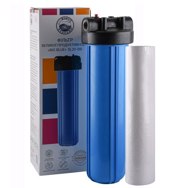 Фильтр-колба + ПП картридж Bіо+ systems SL20-BB Big Blue 20&Prime;, 1&Prime; 000007798 фото