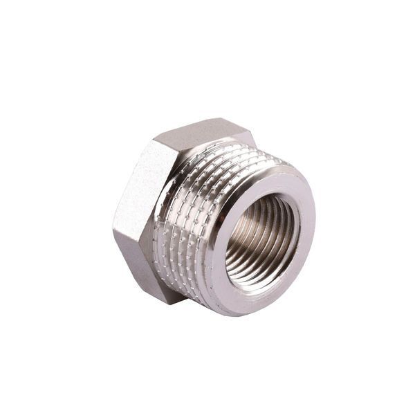Футорка перехідна SOLOMON 1&Prime;х1 1/2&Prime; нікель ЗВ 8209 000017240 фото