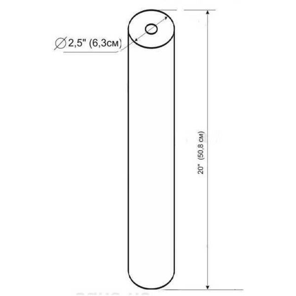 Картридж полипропиленовый Slim line 20*2,5&Prime; Bio+ systems PP-20 (5 мкм) 000012328 фото