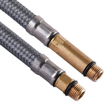 Шланг для змішувача TUCAI М10х3/8&Prime; 0,6м АНТИКОРОЗІЯ TAQ GRIF AСB 207415 ПАРА 000018100 фото