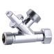 Кран шаровый с прижимной гайкой ARCO CONECTA 1/2&Prime;х1/2&Prime;х3/4&Prime; 280020 000019852 фото 2