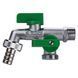 Кран шаровый поливочный двойной ARCO 1/2&Prime;x3/4&Prime;x3/4&Prime; 00472 000013553 фото 1