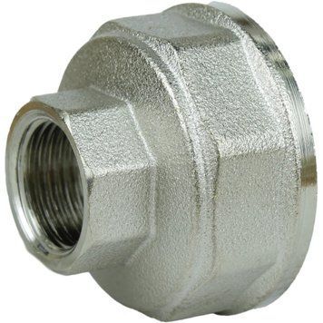 Муфта редукционная 1 1/4&Prime;х 1/2&Prime;ВВ никелированная восьмигранная А0333А(нк) 000026567 фото