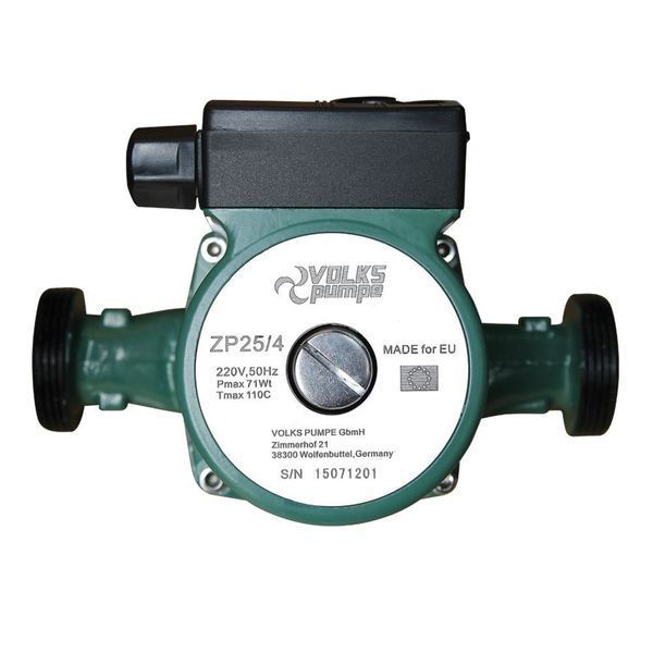 Насос циркуляційний VOLKS pumpe ZP25/4 130мм + гайки 000010625 фото