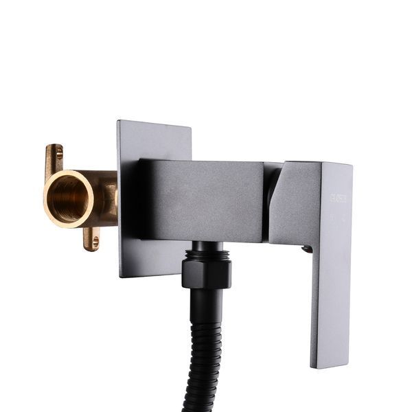 Змішувач гігієнічний Globus Lux Milano GLM-0-106MIX-Graphite 000023324 фото