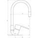 Змішувач для кухні DOMINO SIRIUS DSV-203SLR-GRAY 000020087 фото 5