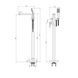 Змішувач для ванни TOPAZ BARTS TB 07113-H36 000019561 фото 4