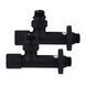 Набор Кран вентильный угловой с американкой SOLOMON LUX 1/2&Prime; 7777 (2шт.) BLACK (1уп) 000020284 фото 4