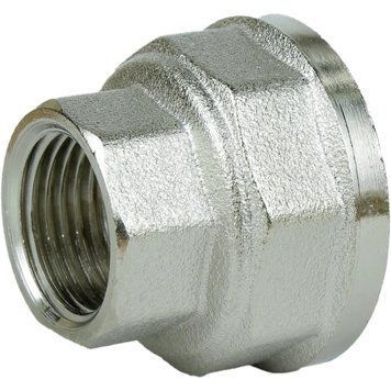 Муфта редукционная 1 1/4&Prime;х 3/4&Prime;ВВ никелированная восьмигранная А0334А(нк) 000026569 фото