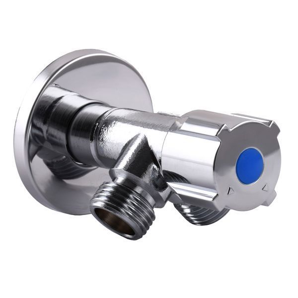 Кран шаровой угловой двойной SELBA 1/2&Prime;х 1/2&Prime;х1/2&Prime; DOUBLE (SL1588) 000024296 фото