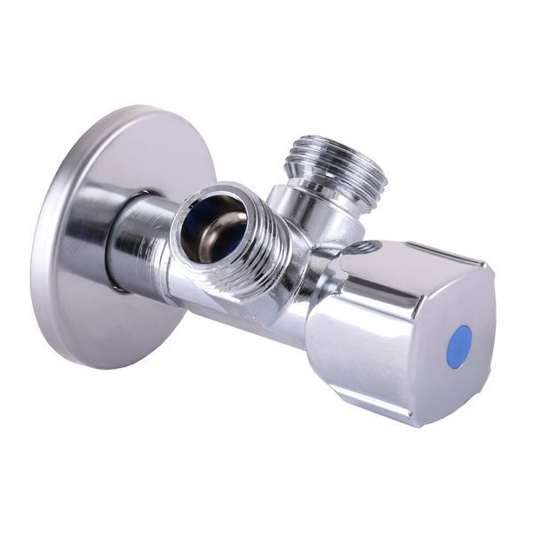Кран шаровой угловой двойной SELBA 1/2&Prime;х 1/2&Prime;х1/2&Prime; DOUBLE (SL1588) 000024296 фото