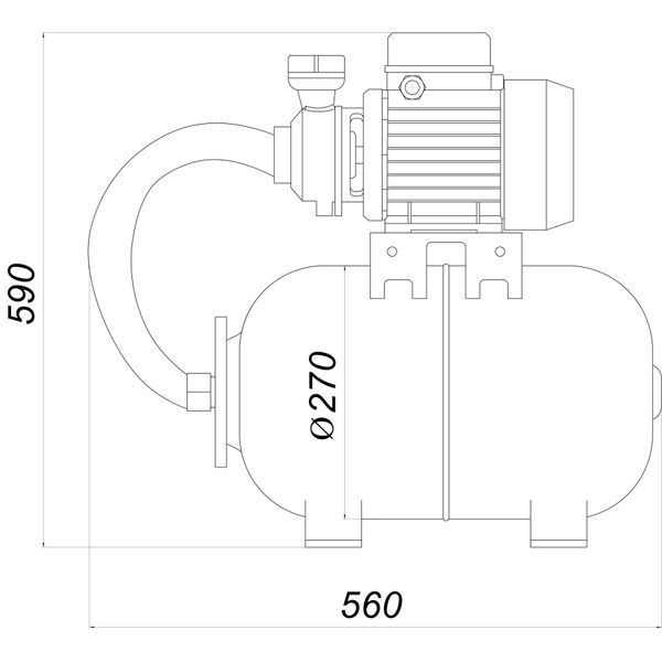 Насосна станція Saer TR-E (Насос KF-6 1,5кВт) 000022263 фото