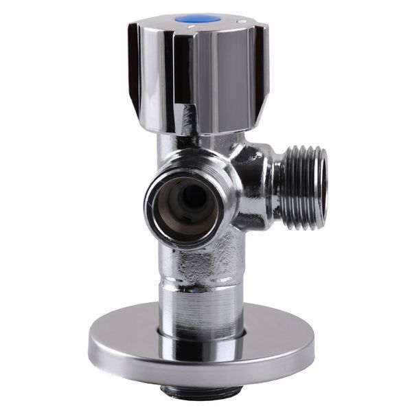 Кран шаровой угловой двойной SELBA 1/2&Prime;х 1/2&Prime;х1/2&Prime; DOUBLE (SL1588) 000024296 фото