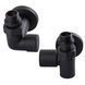 Набор Кран вентильный угловой с американкой SOLOMON LUX 1/2&Prime; 7777 TEN (2шт.) BLACK (1уп) 000020286 фото 2
