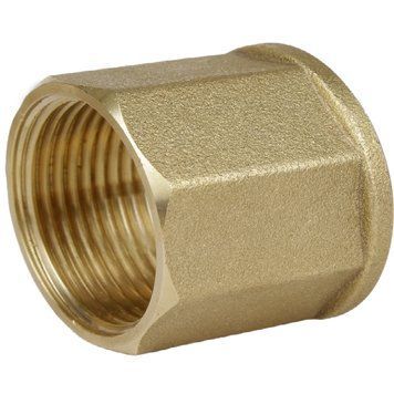Муфта 1 1/4&Prime;ВВ латунная восьмигранная А0354А 000026719 фото