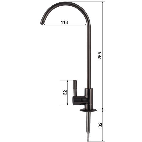 Кран для обратного осмоса Globus Lux Lazer GLLR-55M-GP 000029243 фото