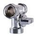 Кран шаровый для стиральной машины ARCO 1/2&Prime;х3/4&Prime;х1/2&Prime; 0233510 000000711 фото 2