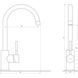 Смеситель для кухни Globus Lux LAZER GLLR-0203S латунь на гайке 000018459 фото 6