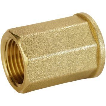 Муфта 3/4&Prime;ВВ латунная восьмигранная А0352А 000026910 фото